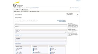 
                            9. Advanced Search - Ernst & Young Global Careers