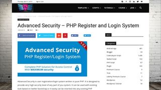 
                            10. Advanced Security - PHP Register and Login System - Nulled Scripts ...