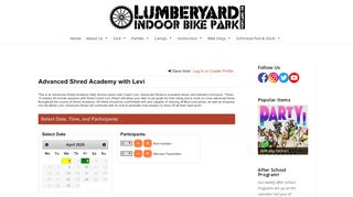 
                            6. Advanced Shred Sign Up - Lumberyard Indoor Bike Park