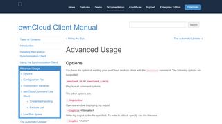 
                            1. Advanced Usage — ownCloud Client Manual 2.4.4 documentation