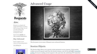 
                            6. Advanced Usage — Requests 2.21.0 documentation - Python requests