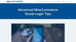 
                            11. Advanced WooCommerce Social Login Tips - SkyVerge