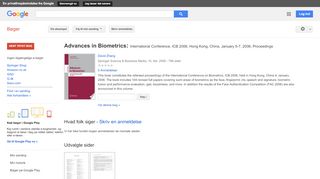 
                            6. Advances in Biometrics: International Conference, ICB 2006, Hong ...