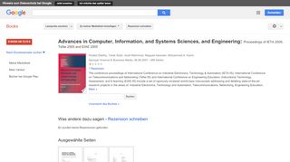 
                            6. Advances in Computer, Information, and Systems Sciences, and ...