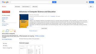 
                            8. Advances in Computer Science and Education - Google Books Result