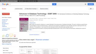 
                            4. Advances in Database Technology - EDBT 2000: 7th International ...