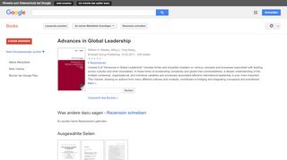 
                            11. Advances in Global Leadership