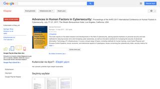 
                            12. Advances in Human Factors in Cybersecurity: Proceedings of the AHFE ...