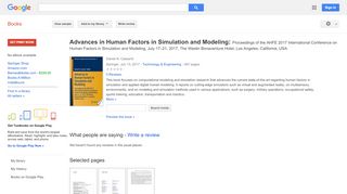 
                            7. Advances in Human Factors in Simulation and Modeling: Proceedings of ...