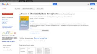 
                            9. Advances in Information Systems Development: Methods, Tools and ...