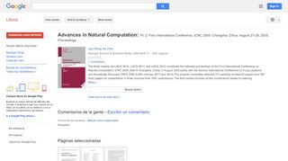 
                            10. Advances in Natural Computation: Pt. 2: First International ...