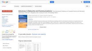 
                            11. Advances in Networks and Communications: First International ... - Resultado da Pesquisa de livros Google