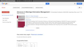 
                            9. Advances in Web-Age Information Management: 7th International ...