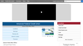 
                            5. Advancial Federal Credit Union - Dallas, TX - Credit Unions Online