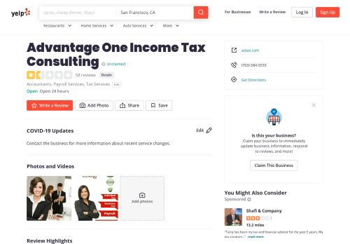 
                            6. Advantage One Income Tax Consulting - 37 Reviews - Accountants ...