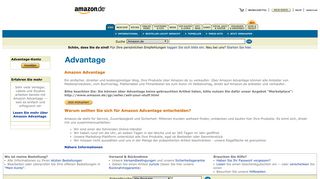 
                            1. Advantage-Programm läuft zwar auch in Deutschland - Amazon