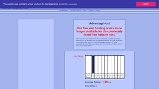 
                            13. AdvantageHost reviews - free web hosting review