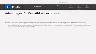 
                            8. Advantages for Decathlon card - Ski hire - SKIMIUM: cheap ski rental ...