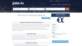 
                            13. Advanzia Bank SA - Jobs.lu