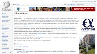 
                            7. Advanzia Bank - Wikipedia