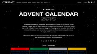 
                            9. Advent Calendar 2018 | HYPEBEAST