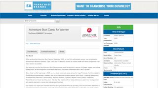 
                            5. Adventure Boot Camp for Women | SA Franchise Brands