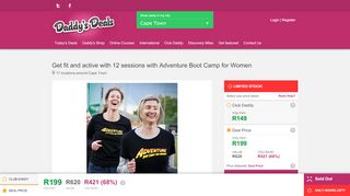 
                            6. Adventure Boot Camp Vouchers | Spa/Beauty/Health | Cape Town ...