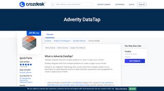 
                            5. Adverity DataTap Reviews, Pricing and Alternatives | Crozdesk