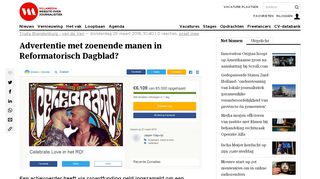 
                            13. Advertentie met zoenende manen in Reformatorisch Dagblad?