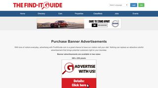 
                            10. Advertise on The Find-It Guide: Military and Business Directory, Cars ...