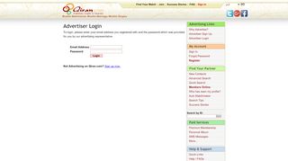 
                            4. Advertiser Login - Qiran.com