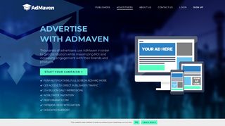 
                            3. Advertisers – AdMaven