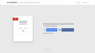 
                            7. Advertising Education Around the World | Billy I. Ross and Jef ...