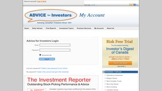 
                            1. Advice for Investors Login - Advice for Investors | Advice for Investors