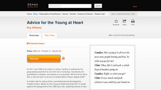 
                            10. Advice for the Young at Heart - Drama Online