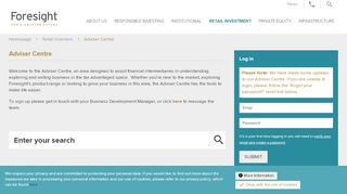 
                            4. Adviser Centre - Foresight Group