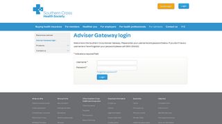 
                            12. Adviser Gateway login - For advisers - Southern Cross