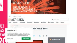 
                            8. Adviser pulls clients from Aviva after 'rogue funds' chaos - FTAdviser ...