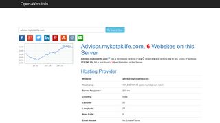 
                            6. Advisor.mykotaklife.com is Online Now - Open-Web.Info