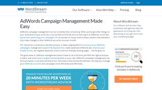
                            3. AdWords Campaign Management Made Easy | WordStream