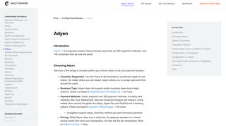 
                            5. Adyen: Adyen & Chargebee - Chargebee Docs