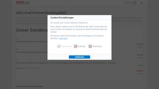 
                            12. adzLocal Kennenlernangebot 2018 | adzLocal GmbH