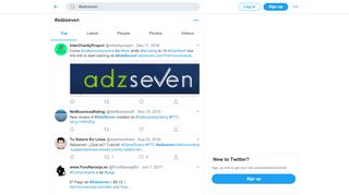 
                            10. #adzseven - Twitter Search / Twitter