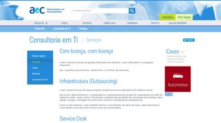 
                            2. AeC - Relacionamento com Responsabilidade // Página: Serviços
