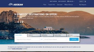 
                            10. Aegean Airlines: Book Flights Online | Official Website