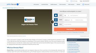 
                            12. Aegon Life Pension Plans - Best Pension Plan by ... - PolicyBazaar