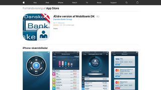 
                            6. Ældre version af Mobilbank DK i App Store - iTunes - Apple