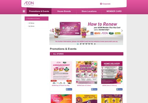 
                            7. AEON CO. (M) BHD. - Promotions & Events
