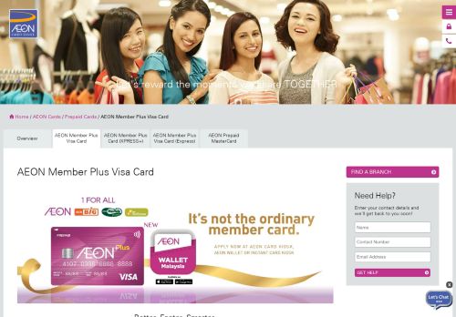 
                            4. AEON Member Plus Card | AEON Credit Service Malaysia