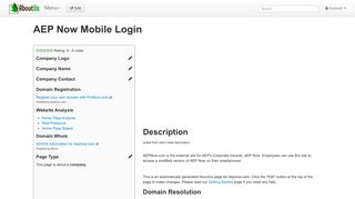 
                            8. AEP Now Mobile Login - AboutUs